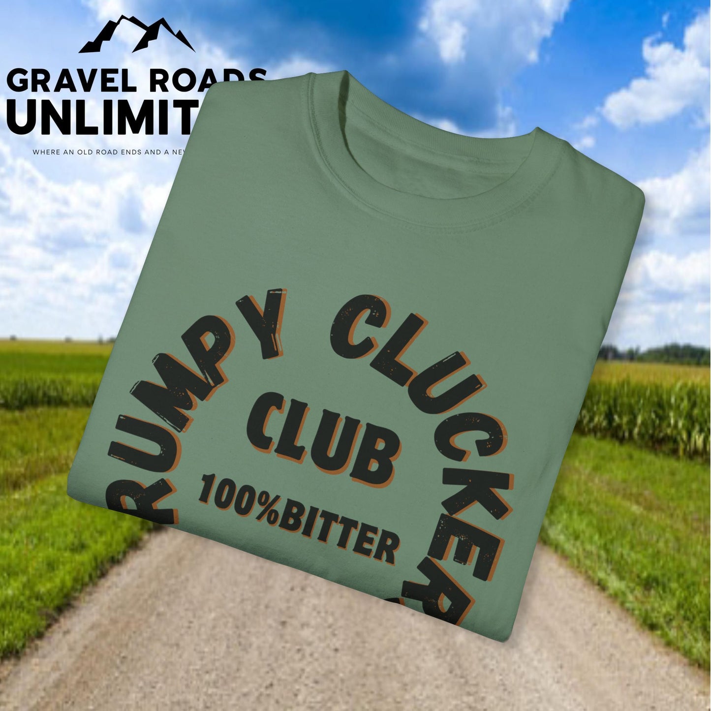 Grumpy Cluckers Club T-Shirt - 100% Bitter Lifetime Membership Tee