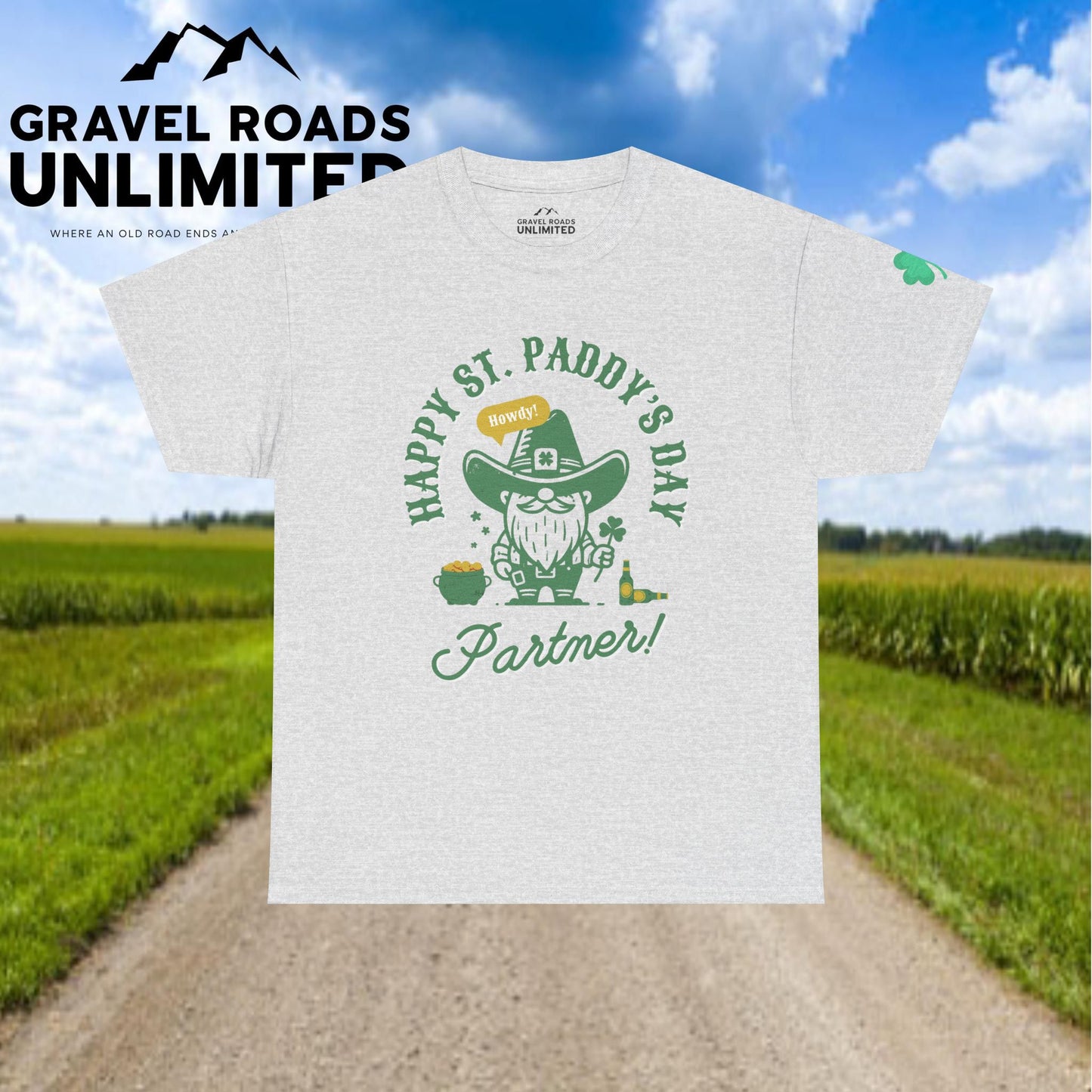 St. Patrick's Day Unisex Heavy Cotton Tee - Celebrate with Fun Graphics!