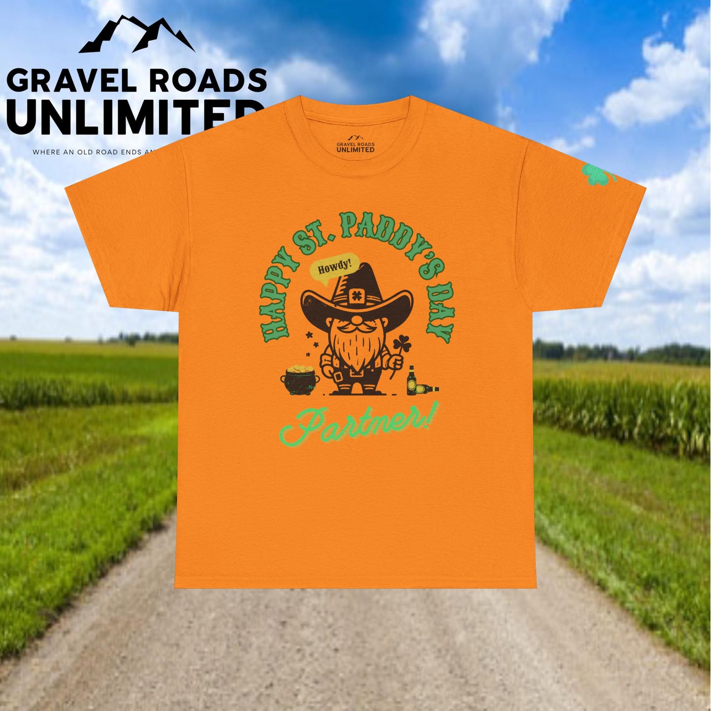 St. Patrick's Day Unisex Heavy Cotton Tee - Celebrate with Fun Graphics!