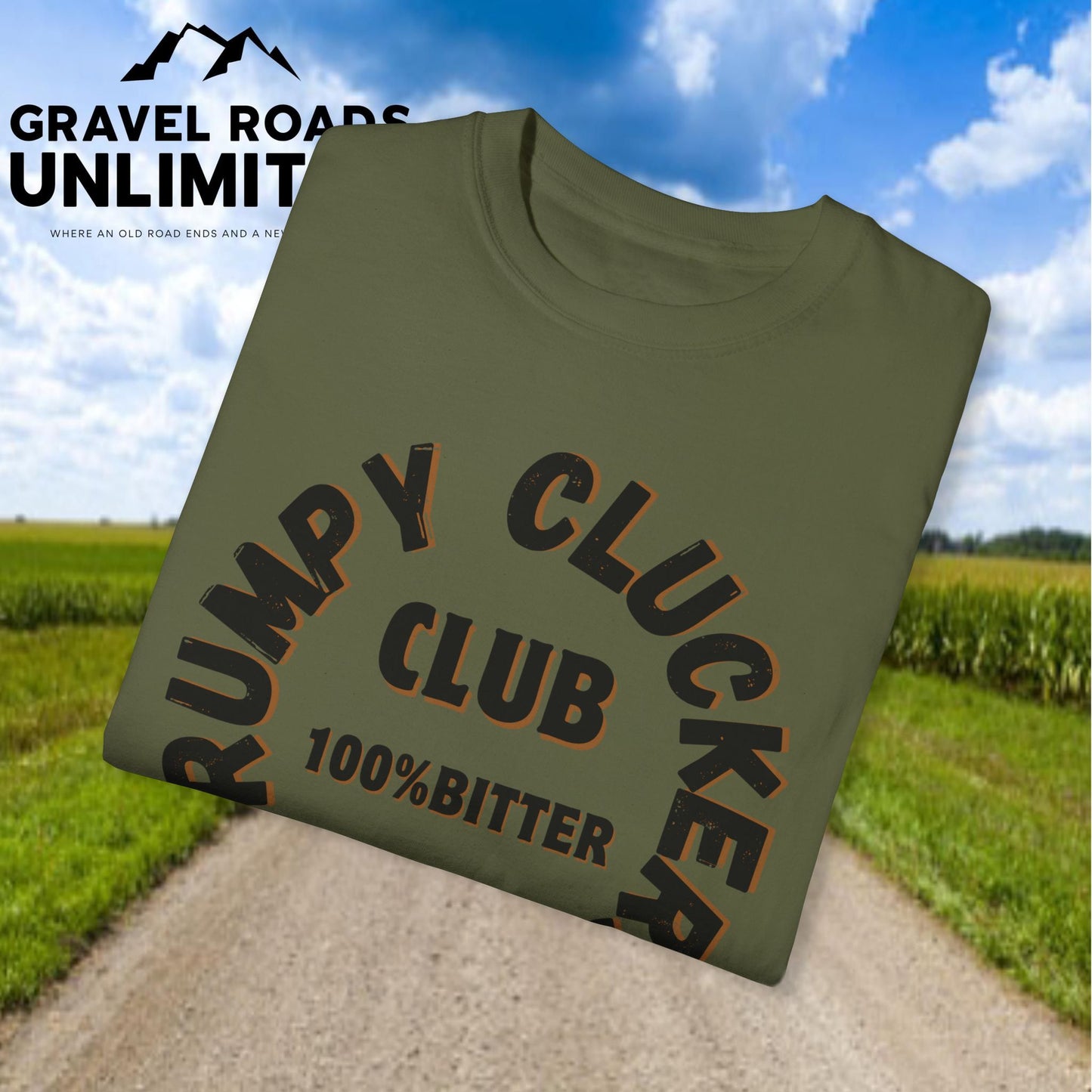 Grumpy Cluckers Club T-Shirt - 100% Bitter Lifetime Membership Tee