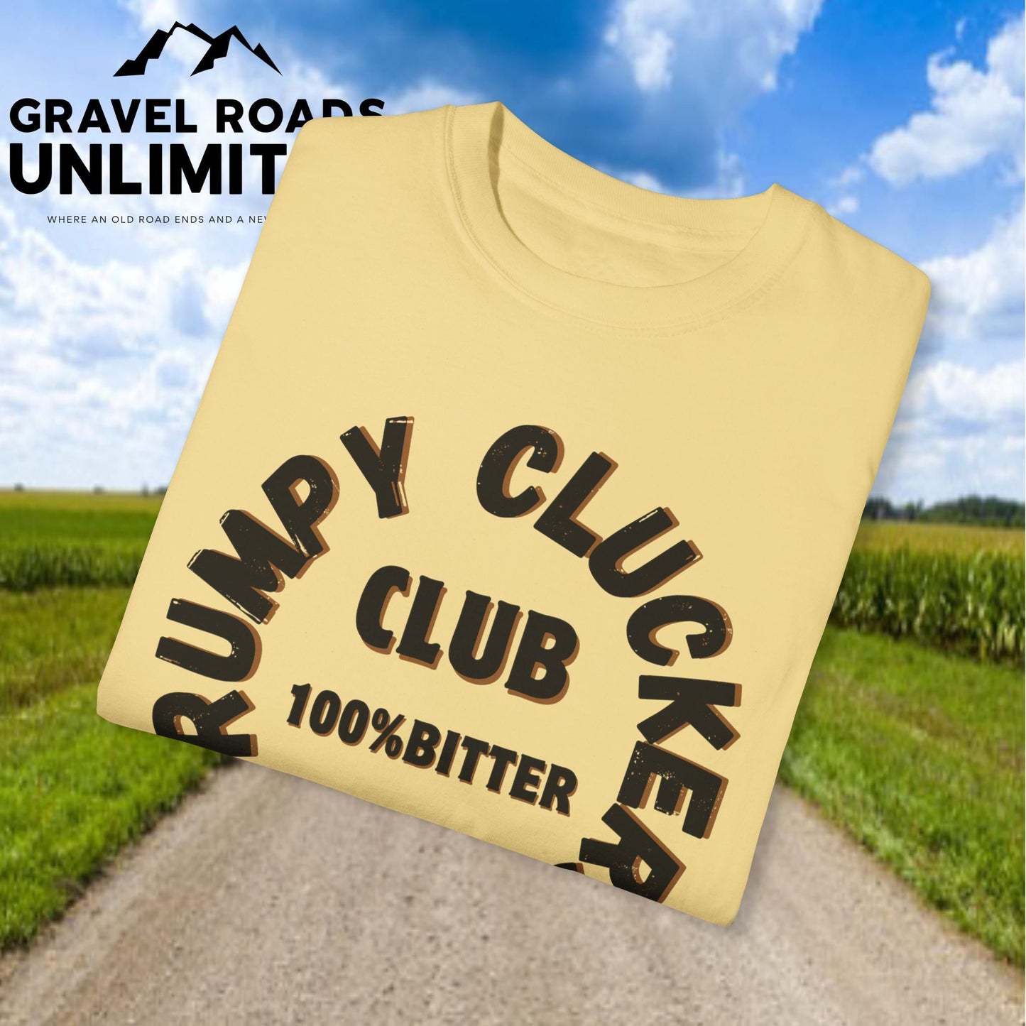 Grumpy Cluckers Club T-Shirt - 100% Bitter Lifetime Membership Tee