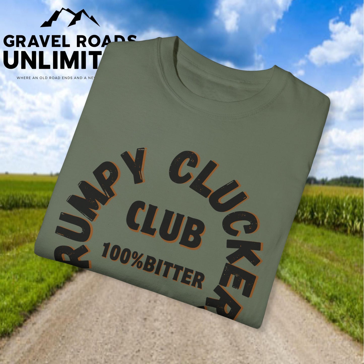 Grumpy Cluckers Club T-Shirt - 100% Bitter Lifetime Membership Tee