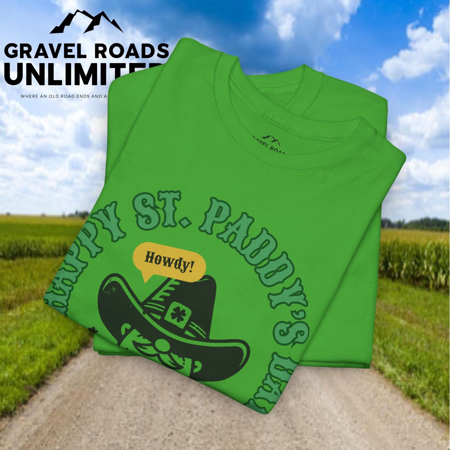 St. Patrick's Day Unisex Heavy Cotton Tee - Celebrate with Fun Graphics!