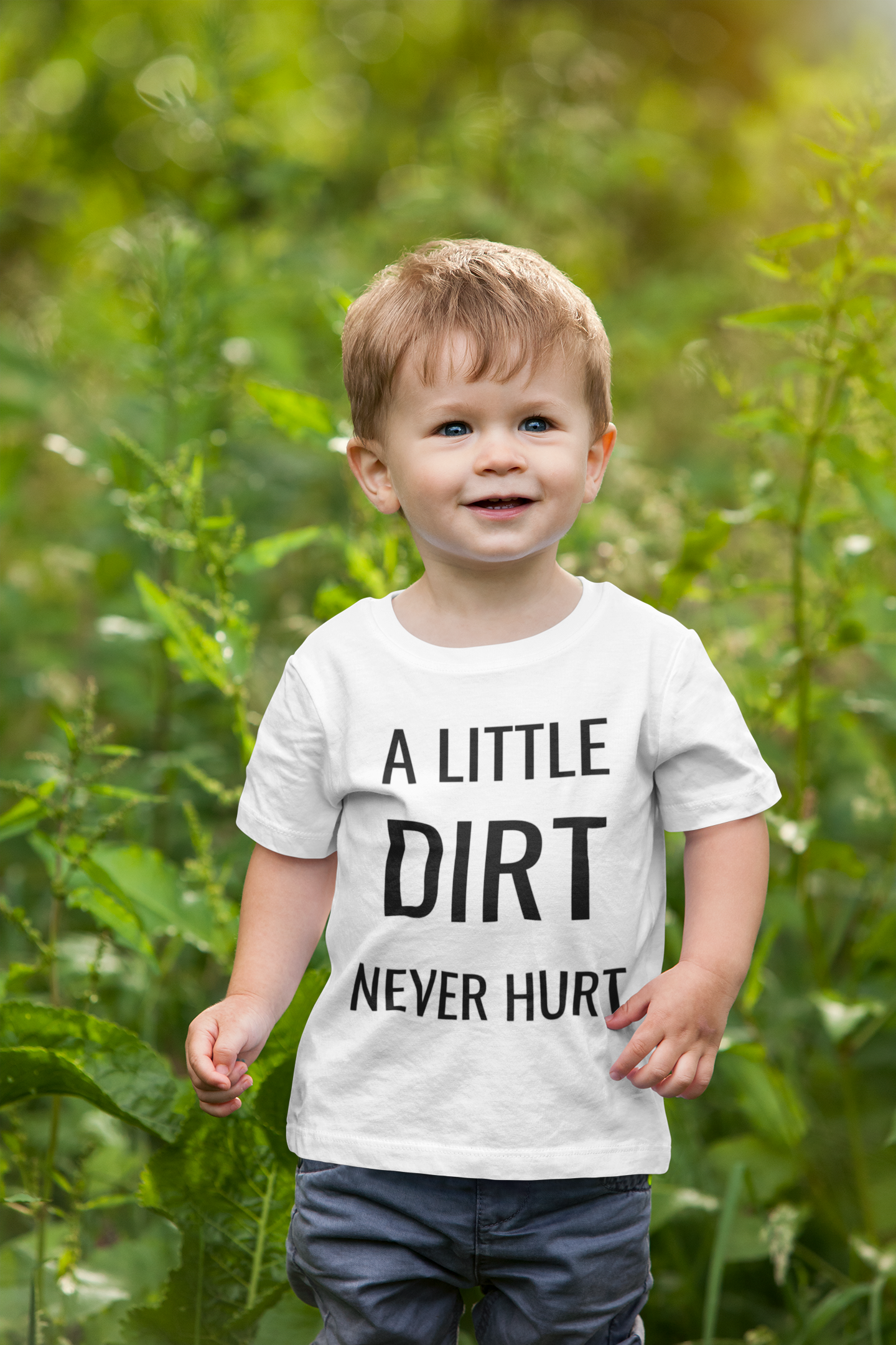 Kids Fun Tee - A Little Dirt Never Hurt