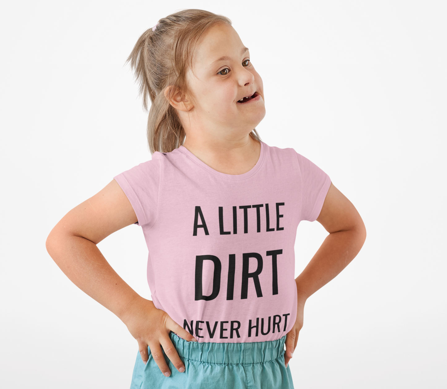 Kids Fun Tee - A Little Dirt Never Hurt