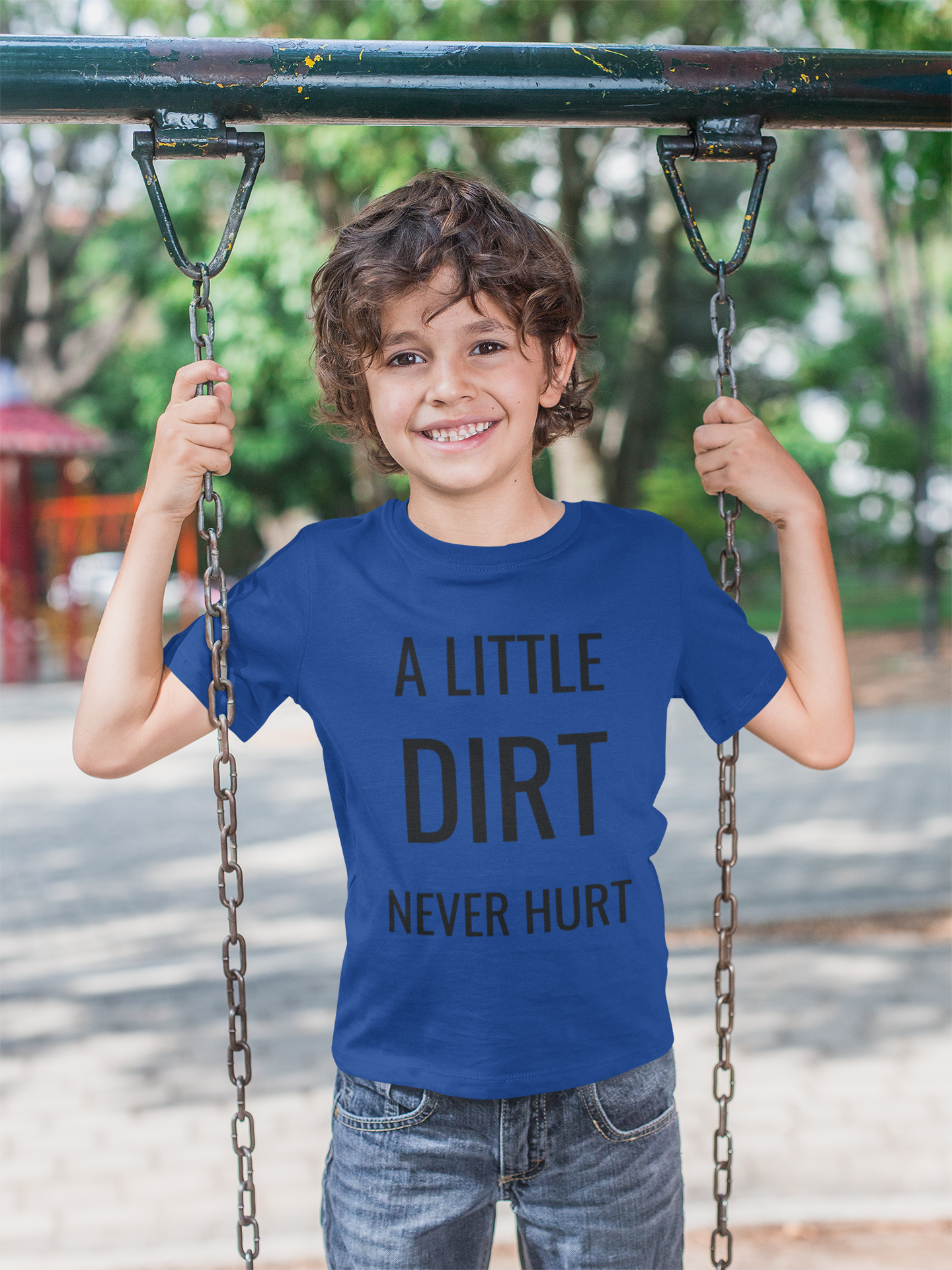 Kids Fun Tee - A Little Dirt Never Hurt