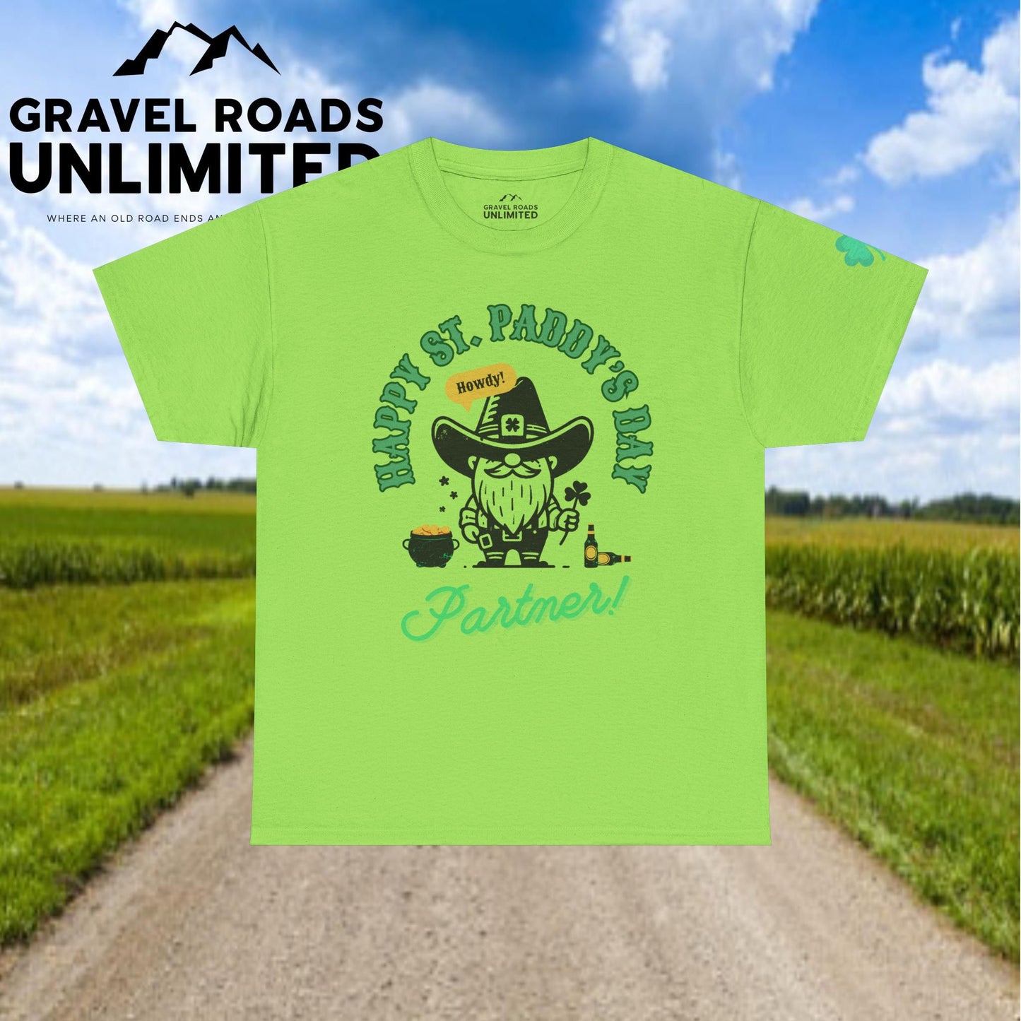St. Patrick's Day Unisex Heavy Cotton Tee - Celebrate with Fun Graphics!