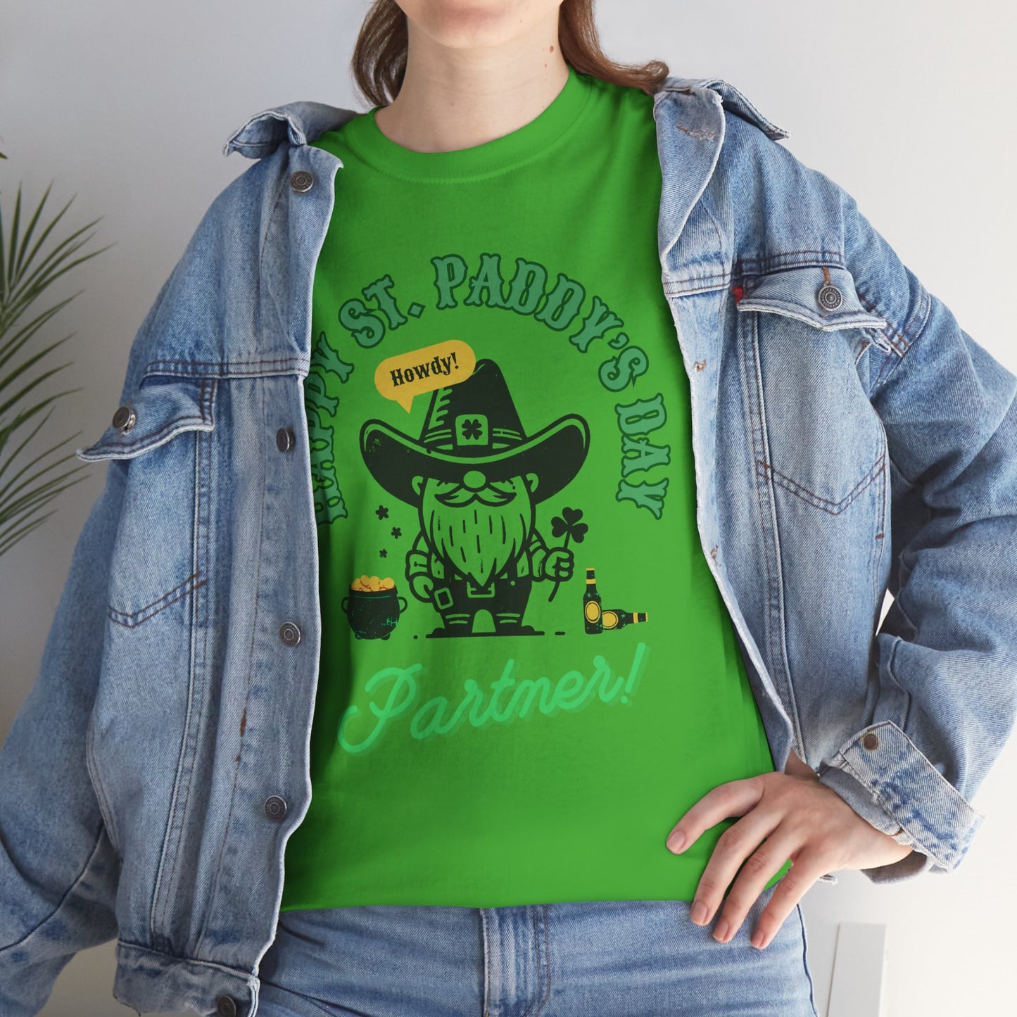St. Patrick's Day Unisex Heavy Cotton Tee - Celebrate with Fun Graphics!