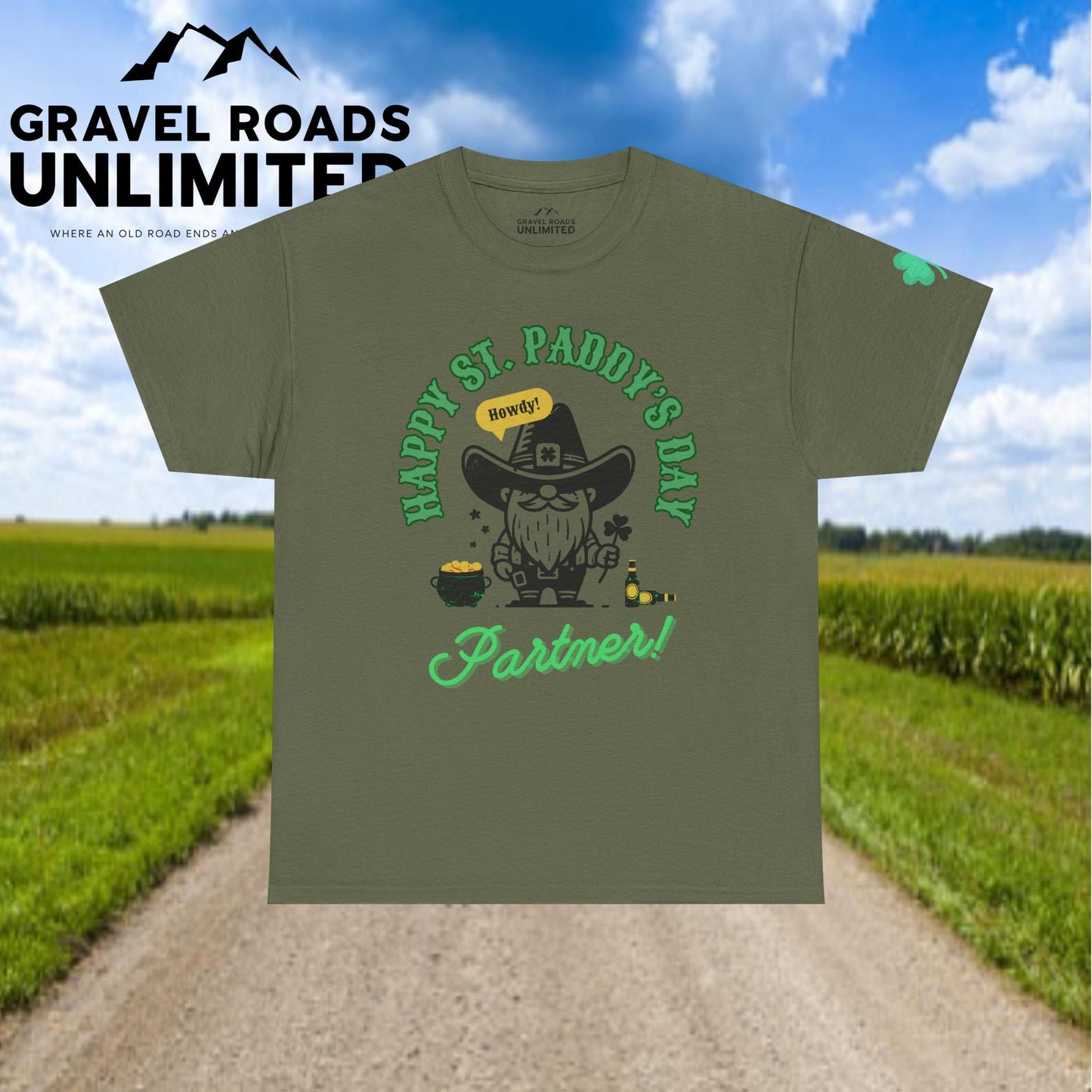 St. Patrick's Day Unisex Heavy Cotton Tee - Celebrate with Fun Graphics!