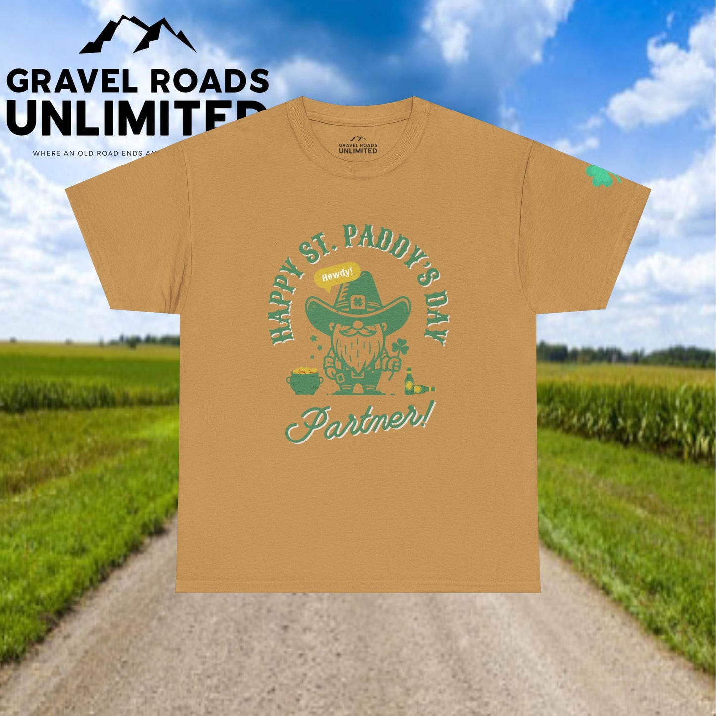 St. Patrick's Day Unisex Heavy Cotton Tee - Celebrate with Fun Graphics!