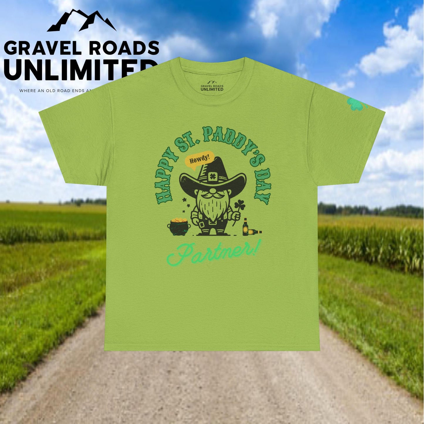 St. Patrick's Day Unisex Heavy Cotton Tee - Celebrate with Fun Graphics!