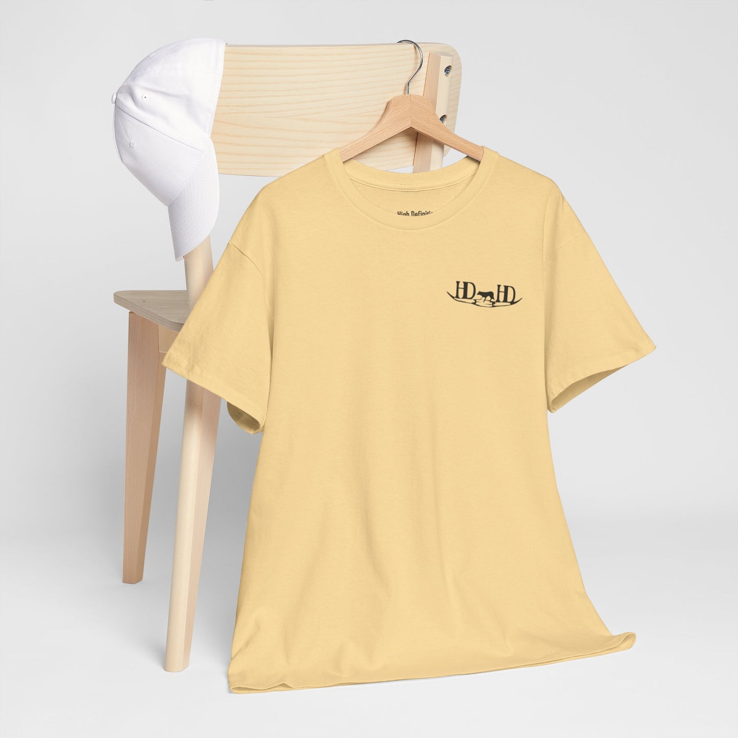 Unisex Heavy Cotton Tee - Faith-Inspired Cross Design - Perfect for Daily Wear & Spiritual Celebrations