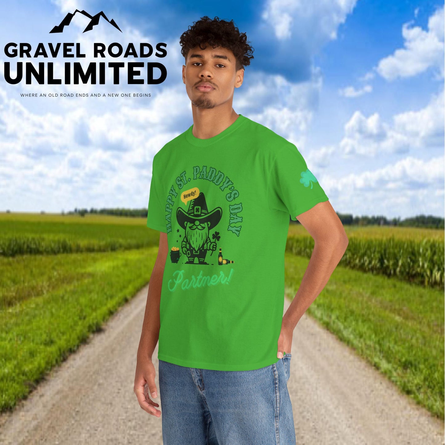 St. Patrick's Day Unisex Heavy Cotton Tee - Celebrate with Fun Graphics!