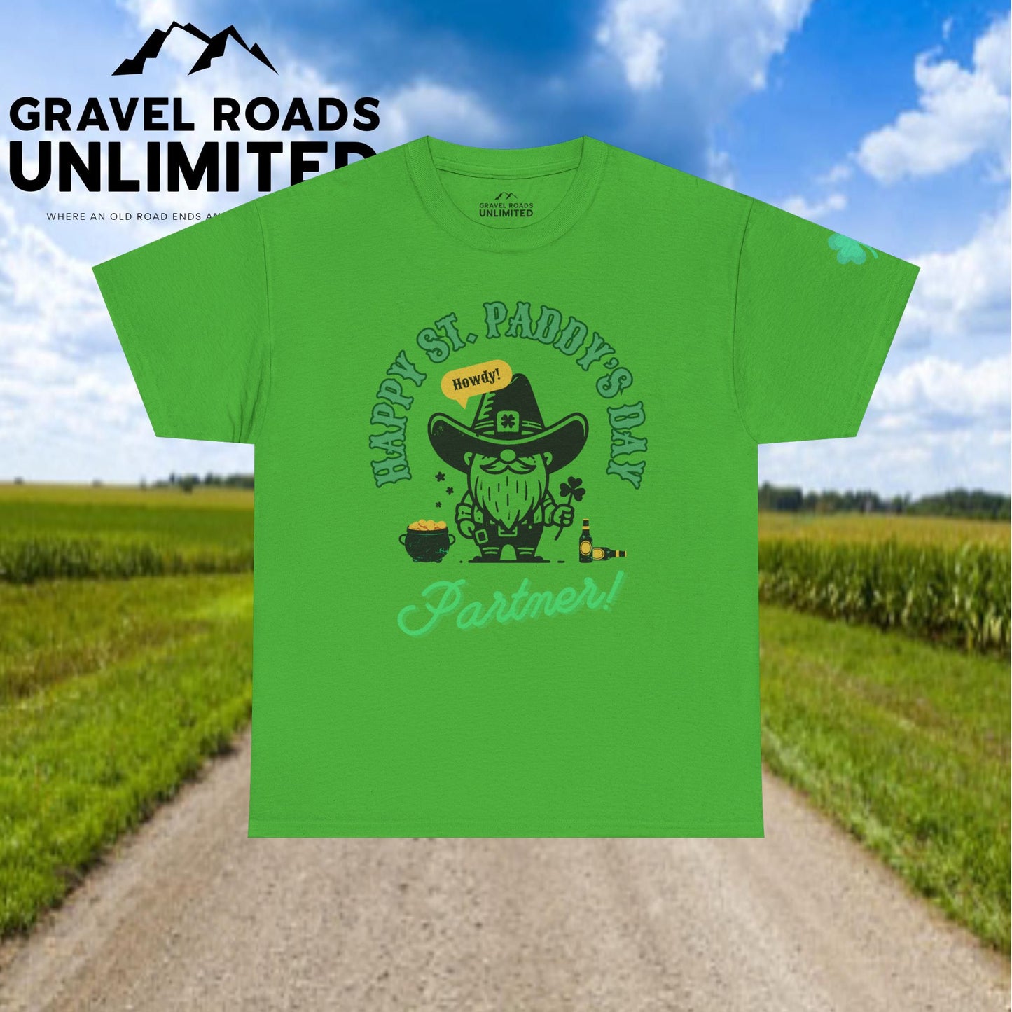 St. Patrick's Day Unisex Heavy Cotton Tee - Celebrate with Fun Graphics!