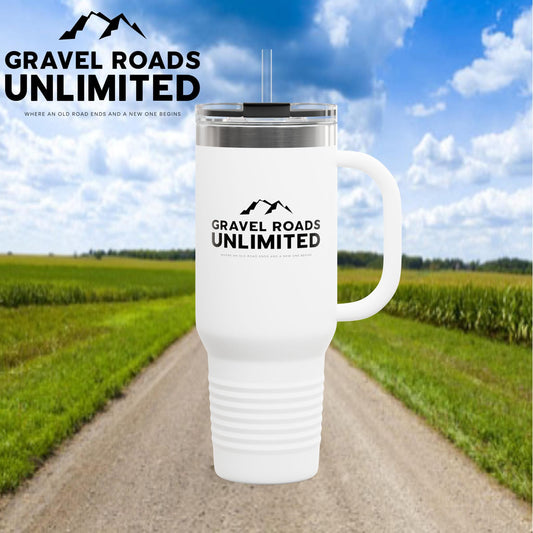 Gravel Roads Unlimited 40 oz Insulated Travel Adventure Companion Stanley Cup