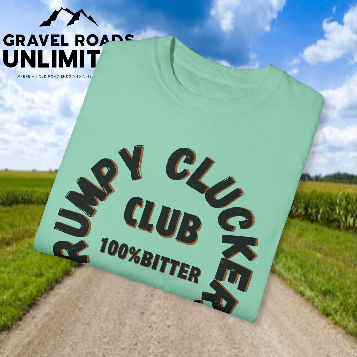 Grumpy Cluckers Club T-Shirt - 100% Bitter Lifetime Membership Tee
