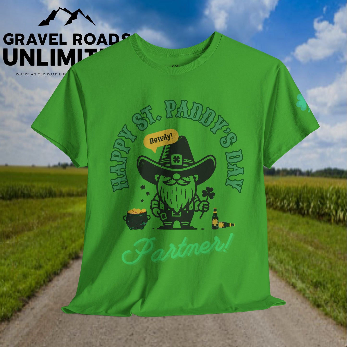 St. Patrick's Day Unisex Heavy Cotton Tee - Celebrate with Fun Graphics!
