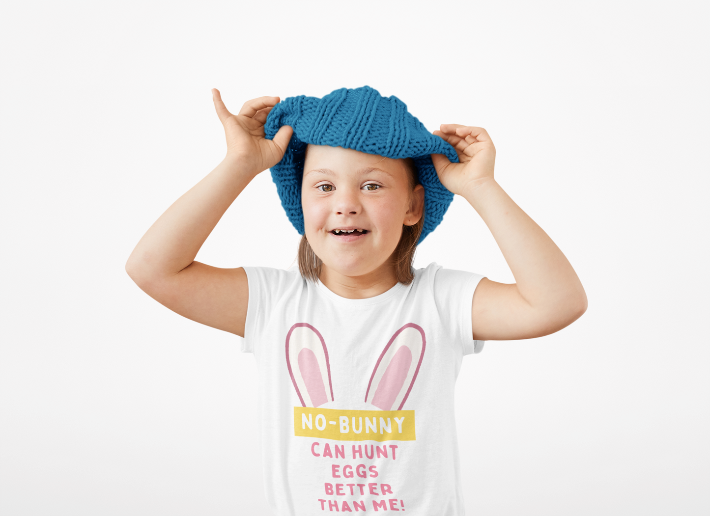 "No-Bunny Can Hunt Eggs Better Than Me!" infant tee
