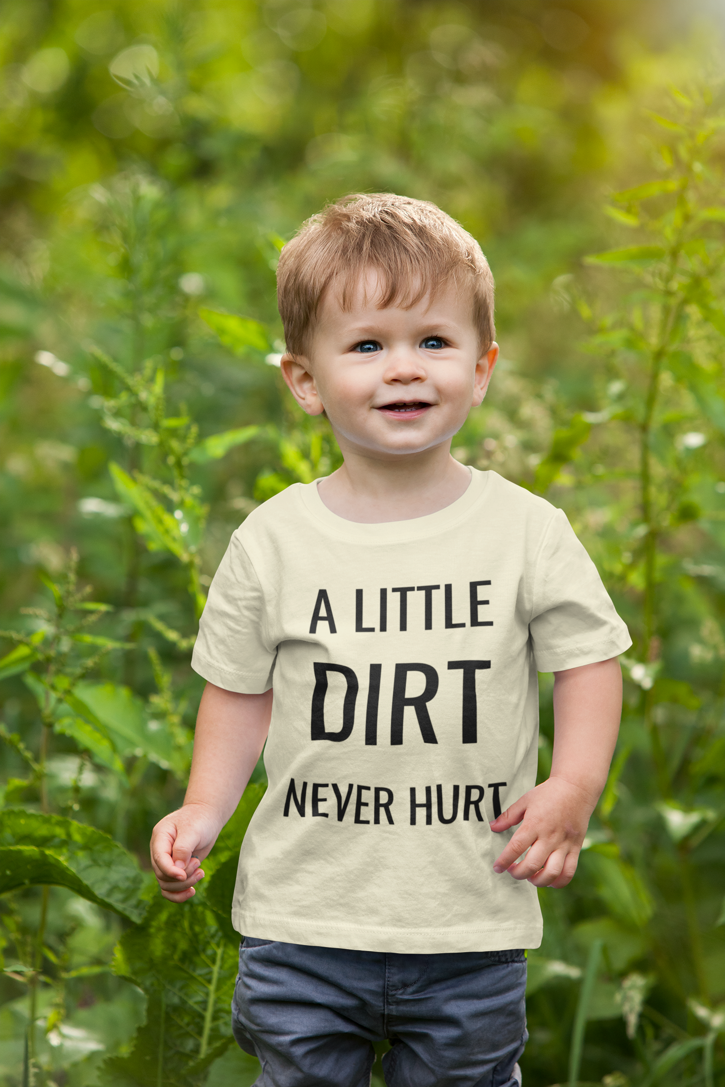 Kids Fun Tee - A Little Dirt Never Hurt
